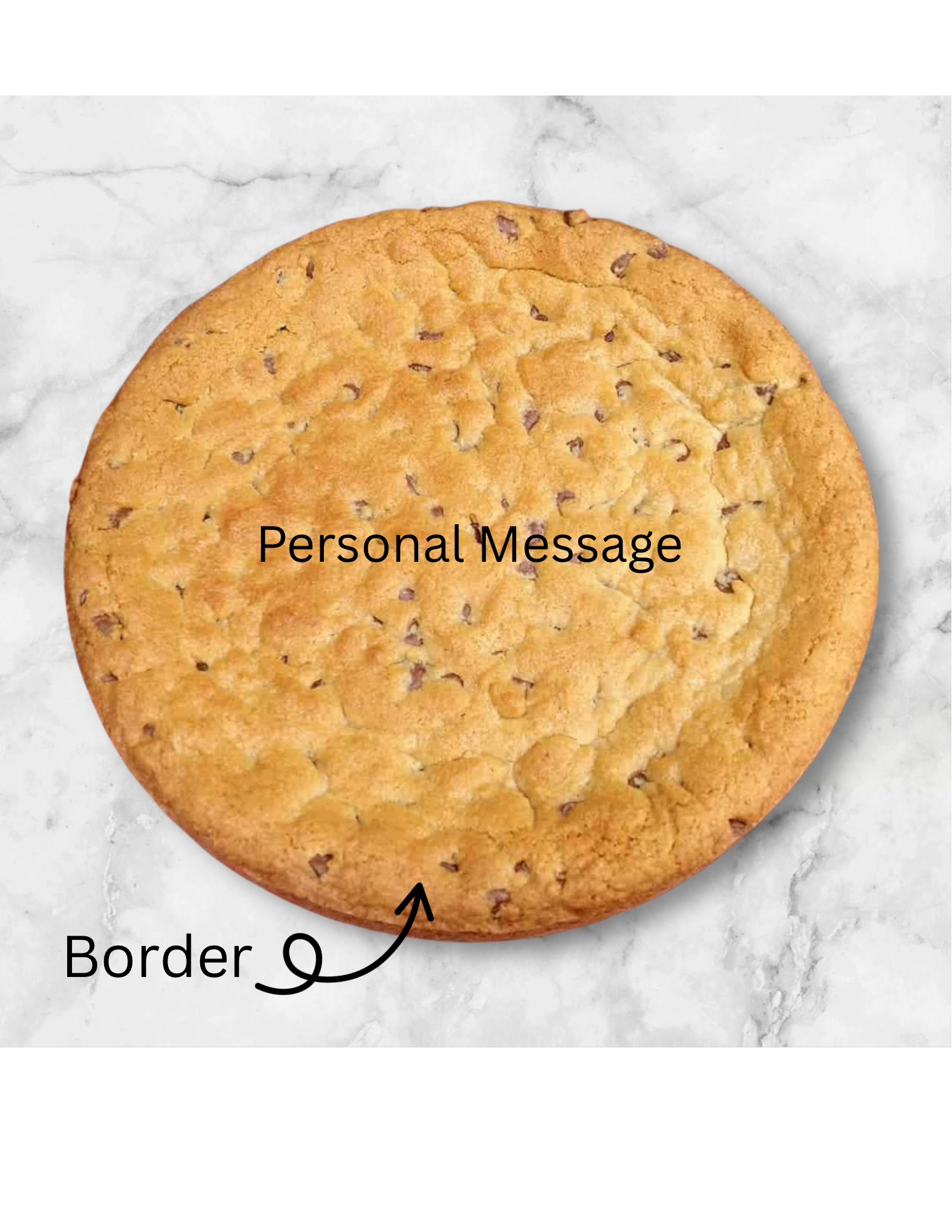 Basic Custom Cookie Cake