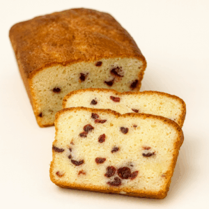 Seasonal White Chocolate Cranberry Pound Cake